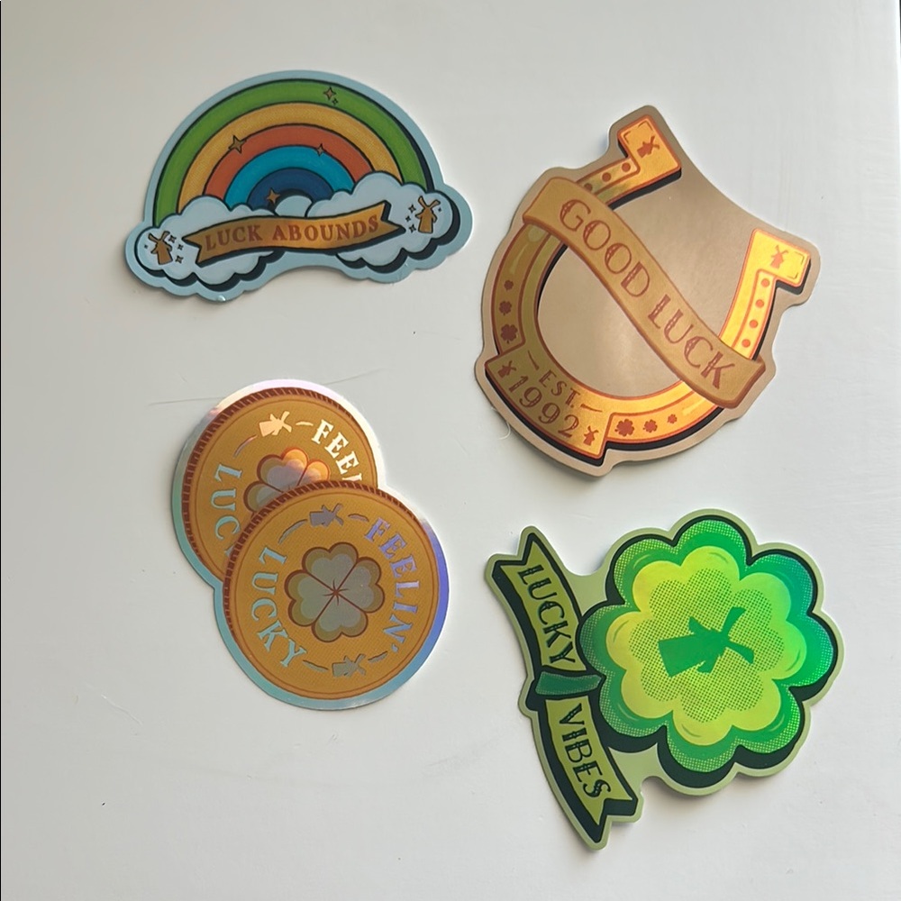 Unused FULL PACK St Patrick’s Day Good Luck DUTCH BROS Sticker pack